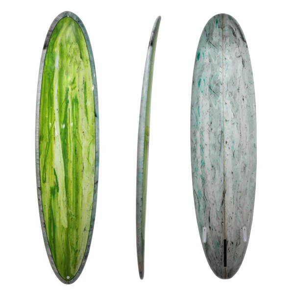 

Resin Tint PU Longboard Foam Available 7.6 Surfboard PU Board with Fins Waterplay Surfing