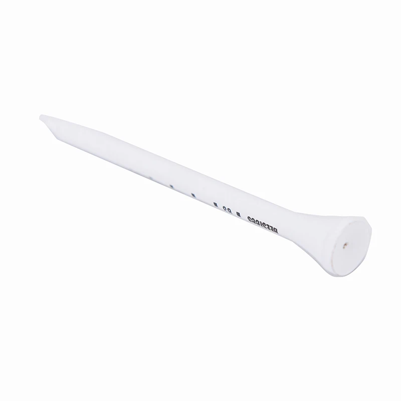 

[SH]50PCS Professional Golf Tees 83mm White Golf Wood Tee Scale Golf Tees.