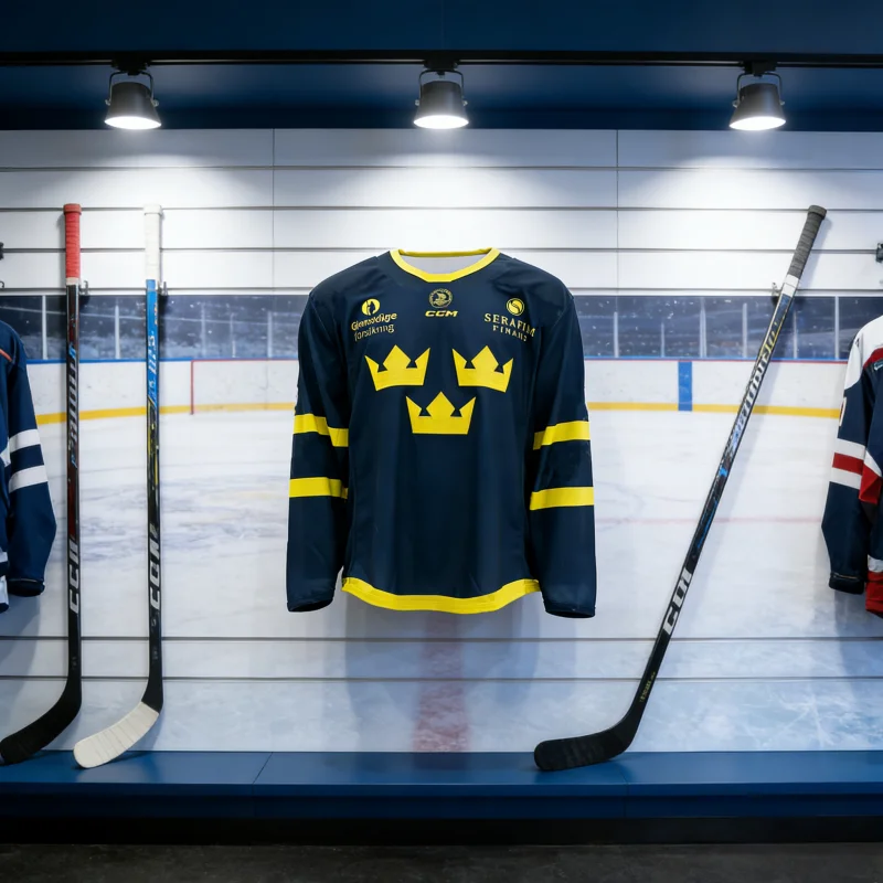 2026 New Players Sweden SHL Hockey Jersey 3D Print Trendy Unisex T-Shirt Sweden Hockey Jersey Quick-dry Mens Kids Long Sleeve