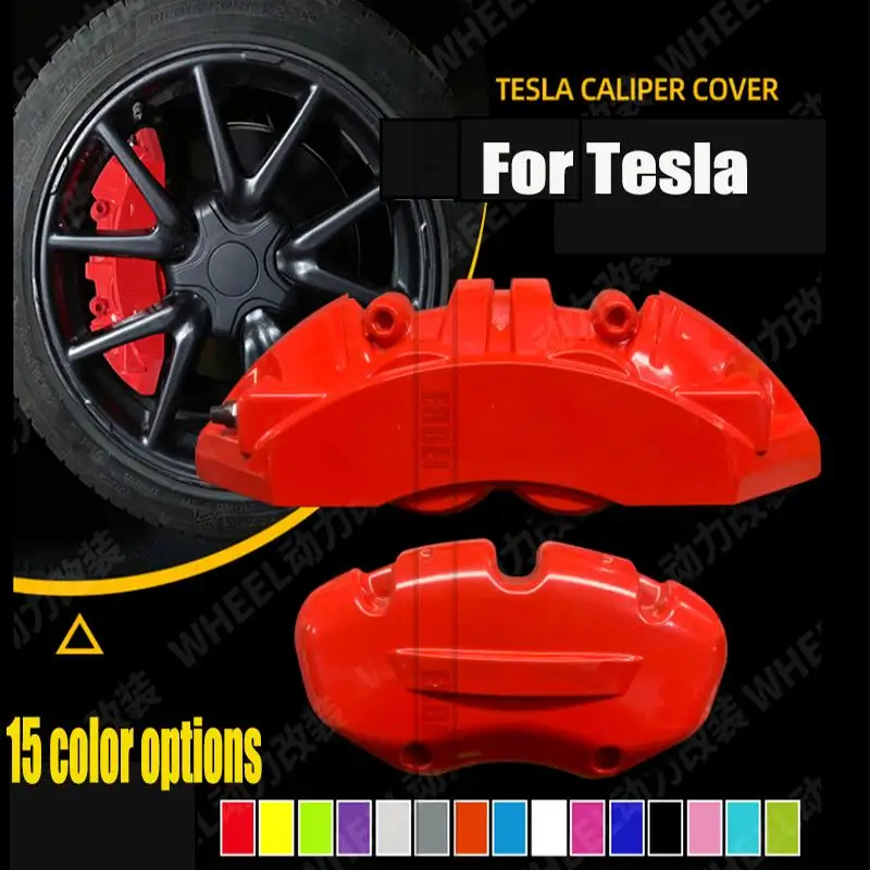 For Tesla caliper cover Model 3/model y car modification custom special aluminum alloy car brake caliper cover