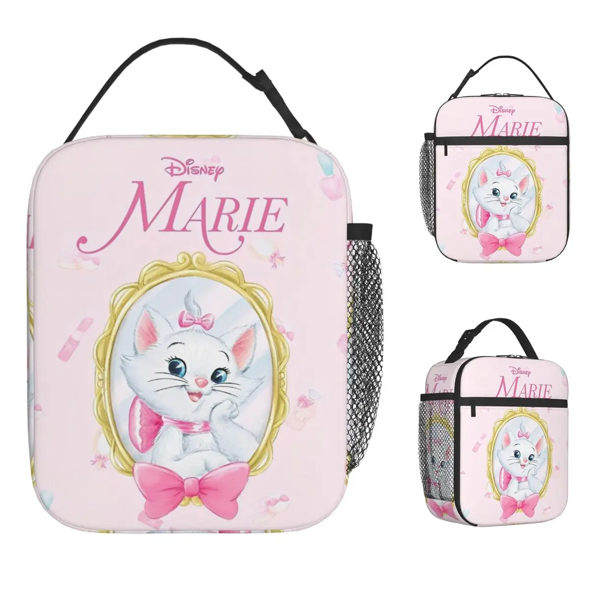 

Аниме милый Мари кот изолированная сумка для обеда герметичный контейнер для еды сумка-холодильник ланч-бокс сумка для колледжа дорожные сумки для хранения еды