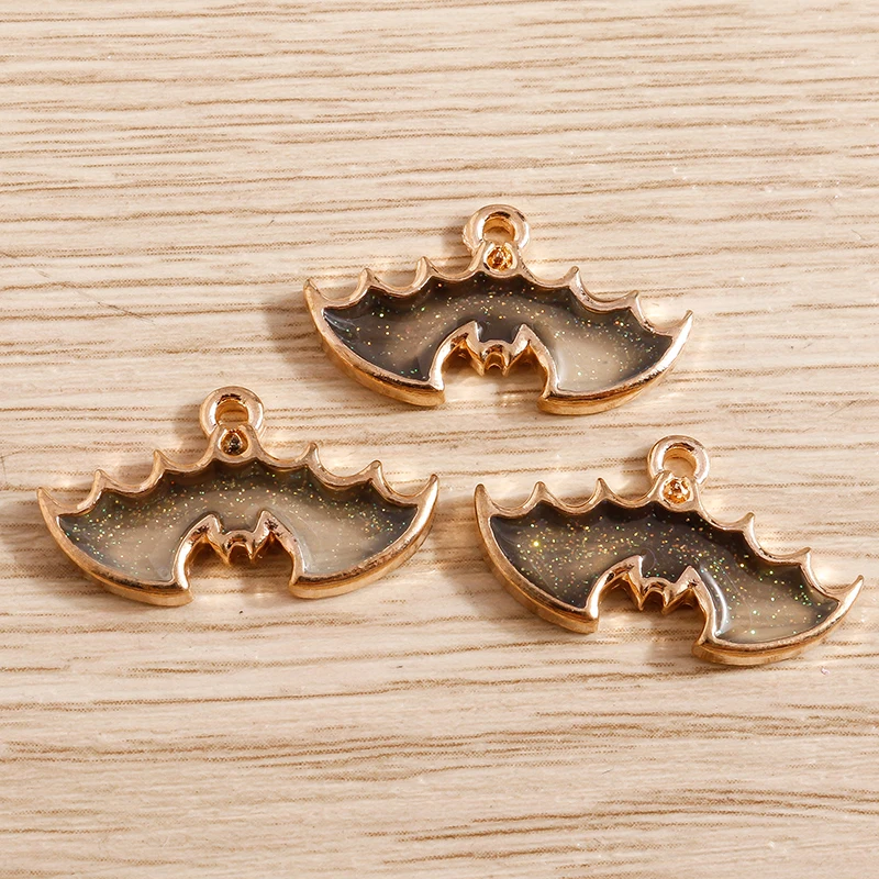 10 stücke mischen niedlichen Acryl Halloween Kürbis Hut Geist Charms Anhänger für Schmuck machen Tropfen Ohrringe Halsketten Armbänder DIY Geschenk – Detail 19