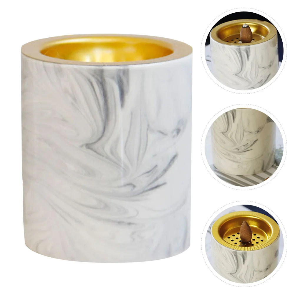 

Ceramic Incense Burner Practical Minimalist Design for Bedroom Study Kitchen Sauna Room Censer Incense Censer