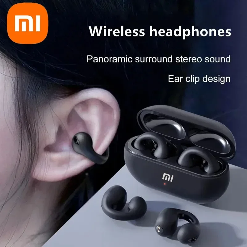 

Xiaomi Bone Conduction TWS Earbuds pk Ambie Sound Earcuffs Ear Earring Wireless Sport Headset Bluetooth Earphones Auriculares