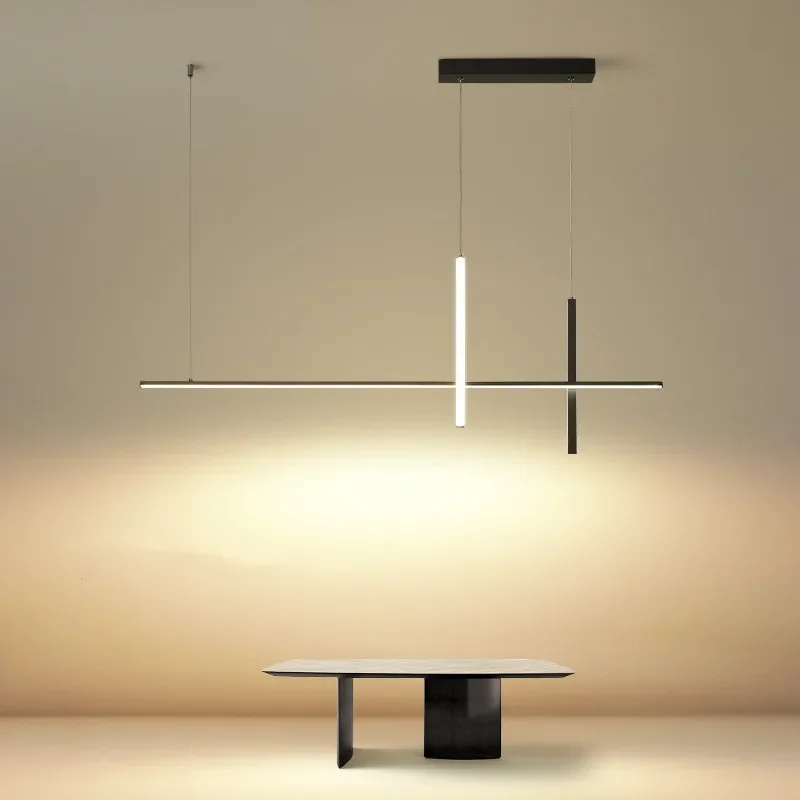 Plafonnier LED Suspendu au Design Minimaliste Moderne, Luminaire Décoratif d'Nik, Idéal pour une Cuisine, une Salle à Manger ou un Bureau, Nouveau Modèle