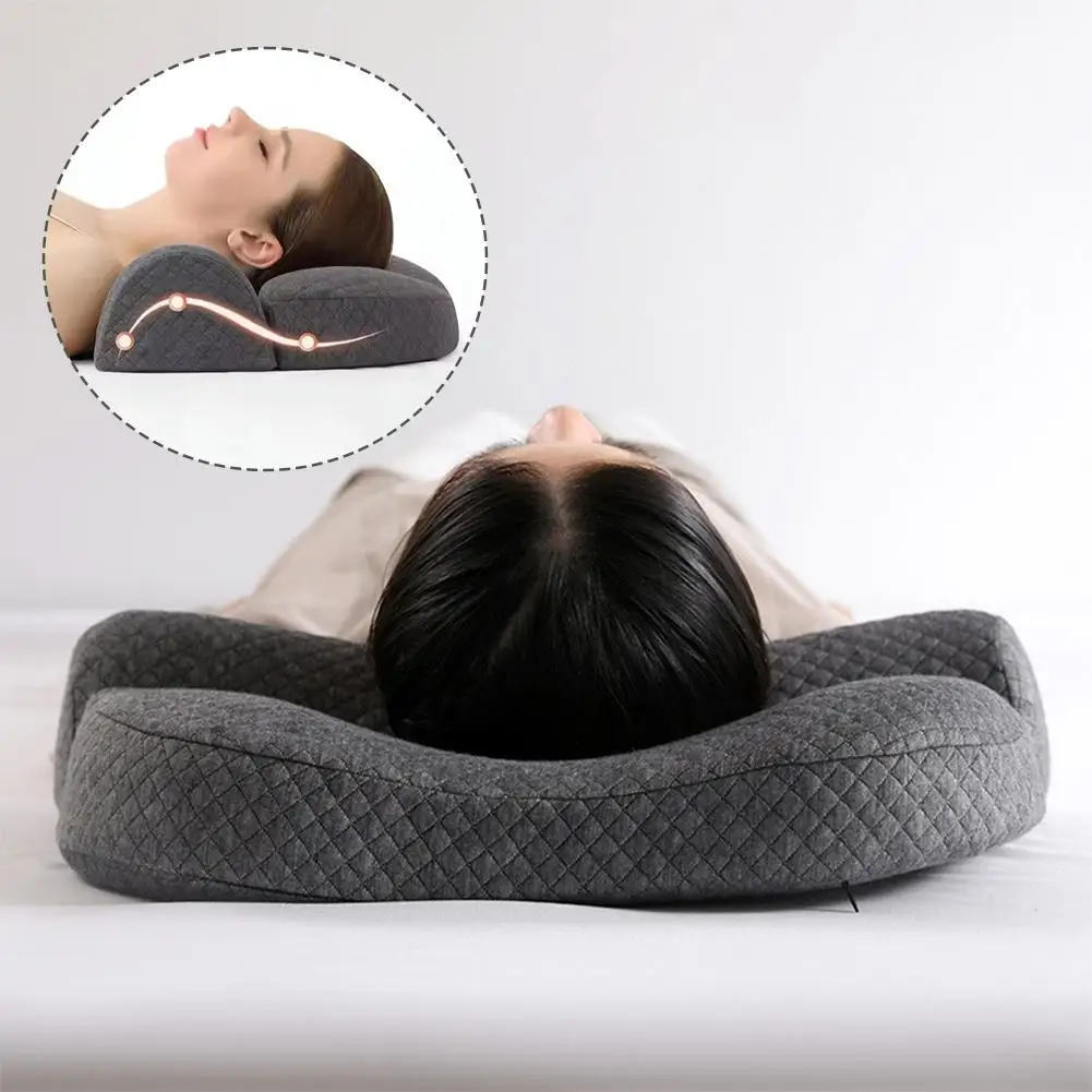 Cervical Vertebra Repair Pillow Helps Sleep Memory Comfortable Reverse Sleep Foam Non-slip Cervical Arch Pillow Spondylosis M4W8