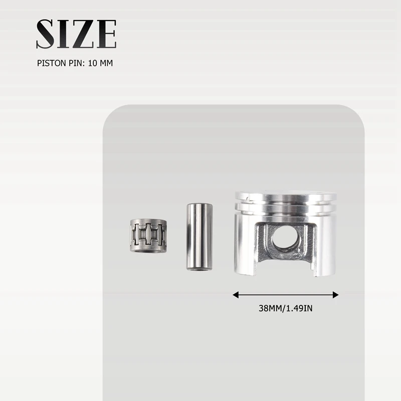 PORK-38 مللي متر المكبس والخواتم 10 مللي متر دبوس إبرة مجموعة أدوات المحمل صالح للمنشار Stihl Ms180 018 180