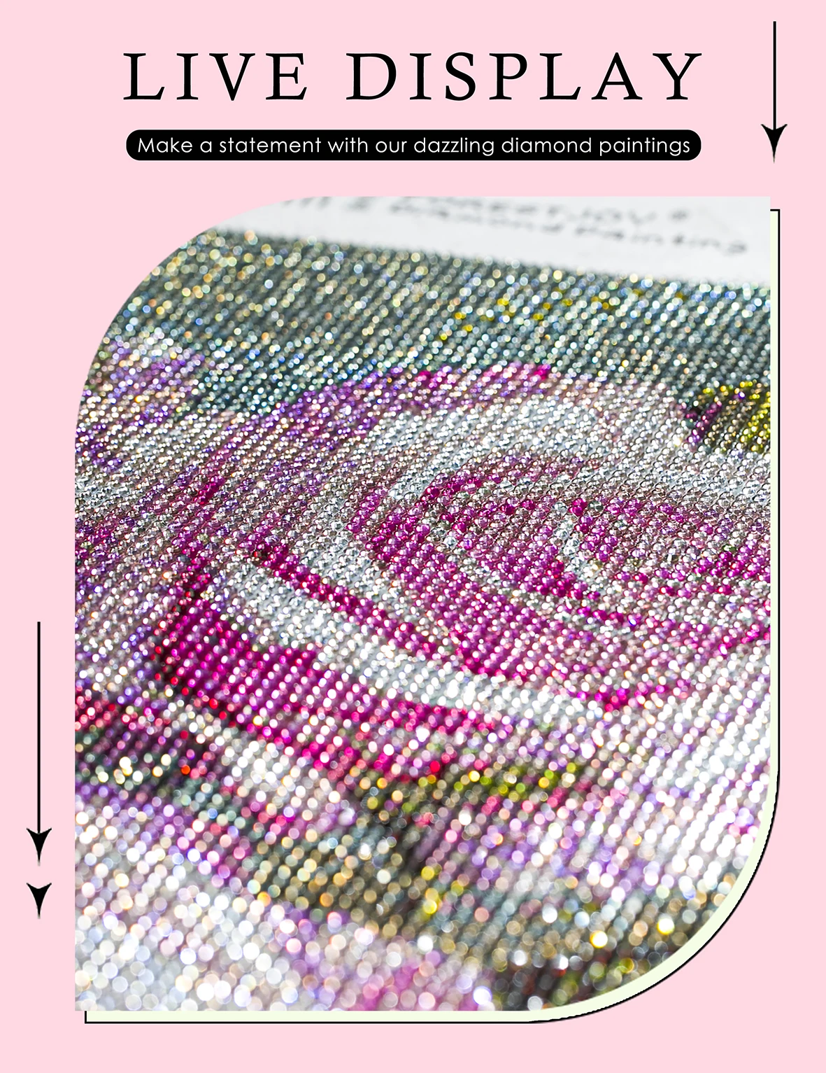 Foreveryoung Radiant Roses Diamond Painting Kit, 16