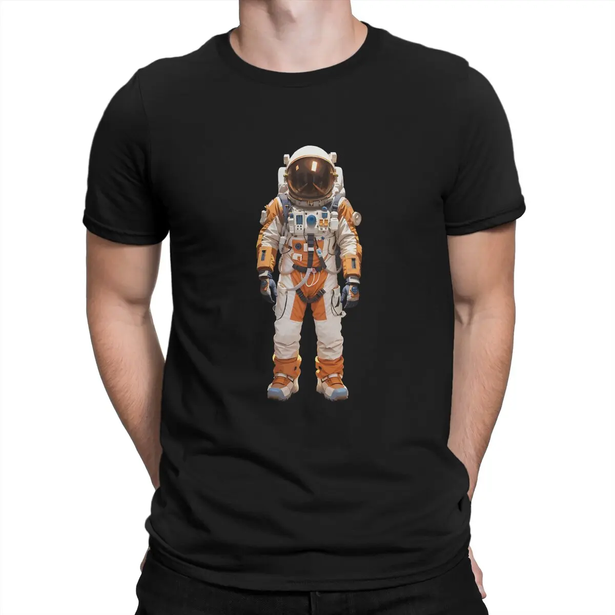 

Men's T-Shirts The Martian Humor 100% Cotton Tee Shirt Short Sleeve The Martian Astronaut T Shirts Crewneck Clothes Adult