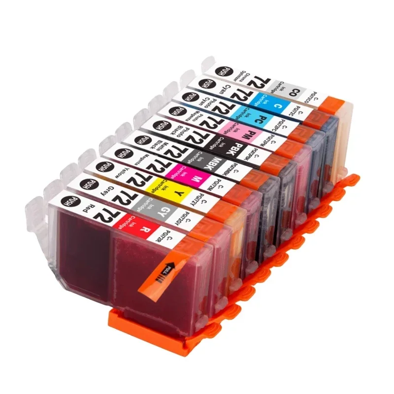 1set 10color PGI 72 PGI72 PGI-72 ink Premium Color Compatible Ink Cartridge for Canon PIXMA Pro-10 PRO-10S Printer