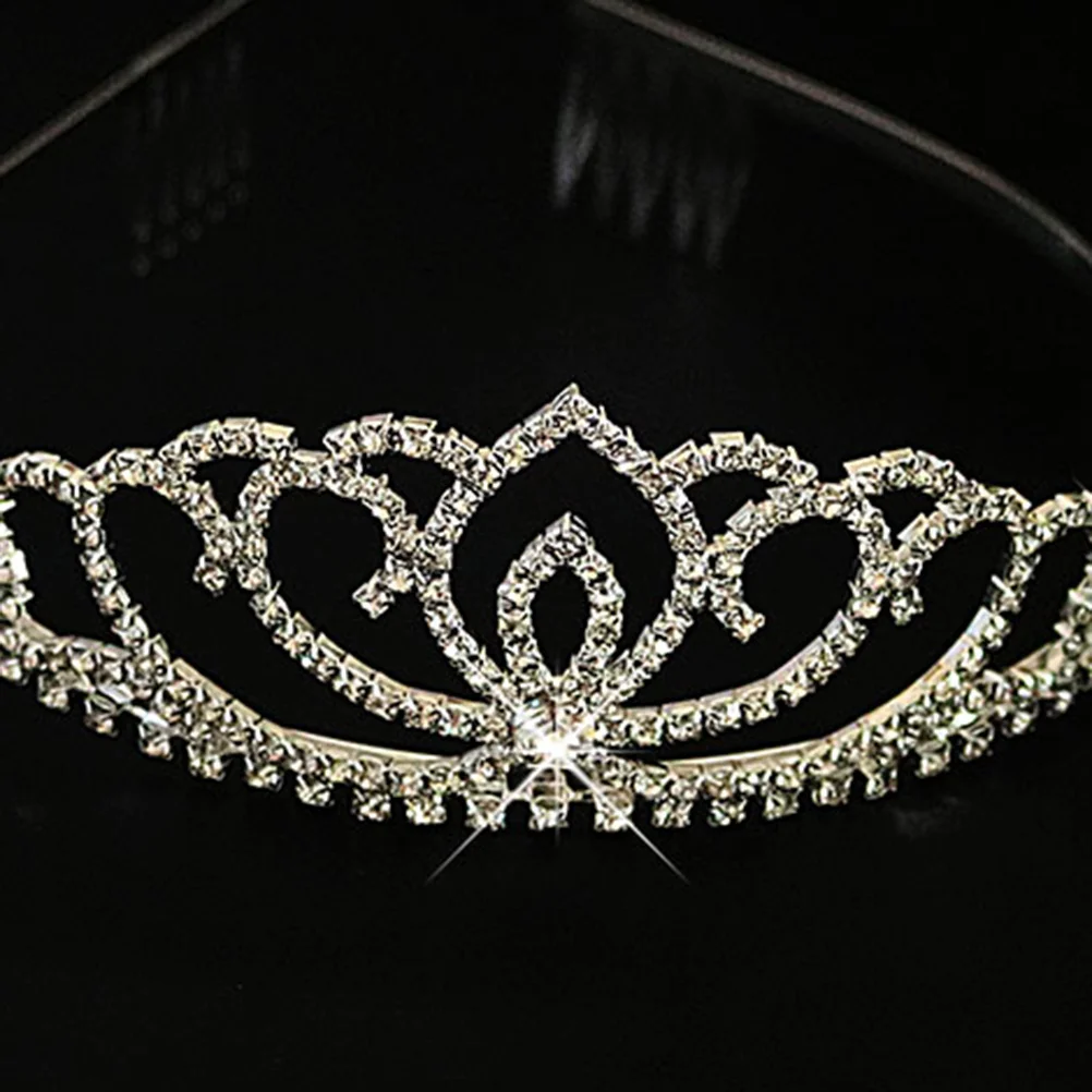 Mahkota Tiara Bertabur Kristal Berkilau untuk Wanita dan Gadis, Hiasan Rambut Pengantin untuk Pernikahan, Pesta Prom, Mahkota Pengantin