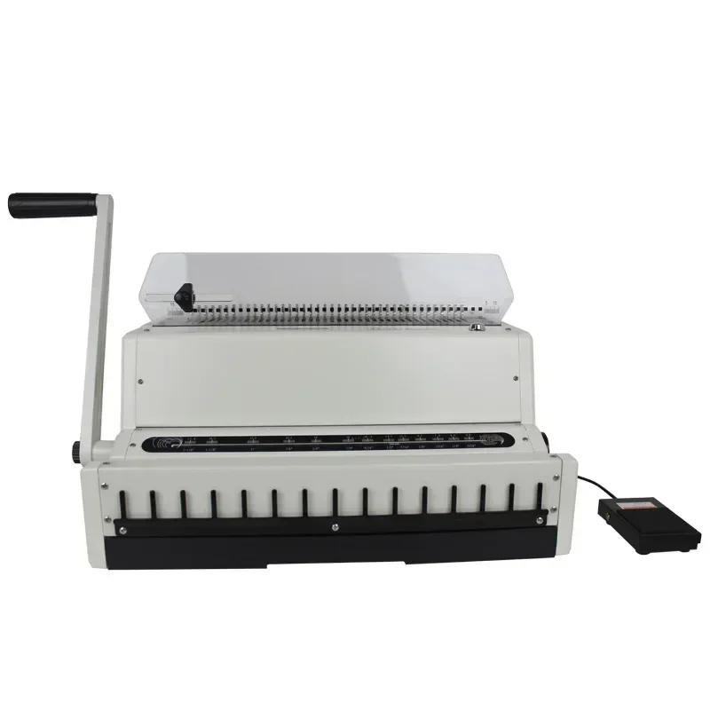 Small Upgrade Electric Iron Ring Punching And Binding Machine Desk Calendar Binding Machine Full Draw Knife Punching Machine Ind