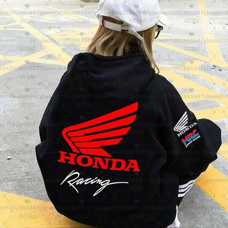 

Quick Dry Honda Motorcycle Jersey Hooded Hoodies Breathable Riding Dirt Bike and Mountain Racing Men's Women's Armored Hoodie