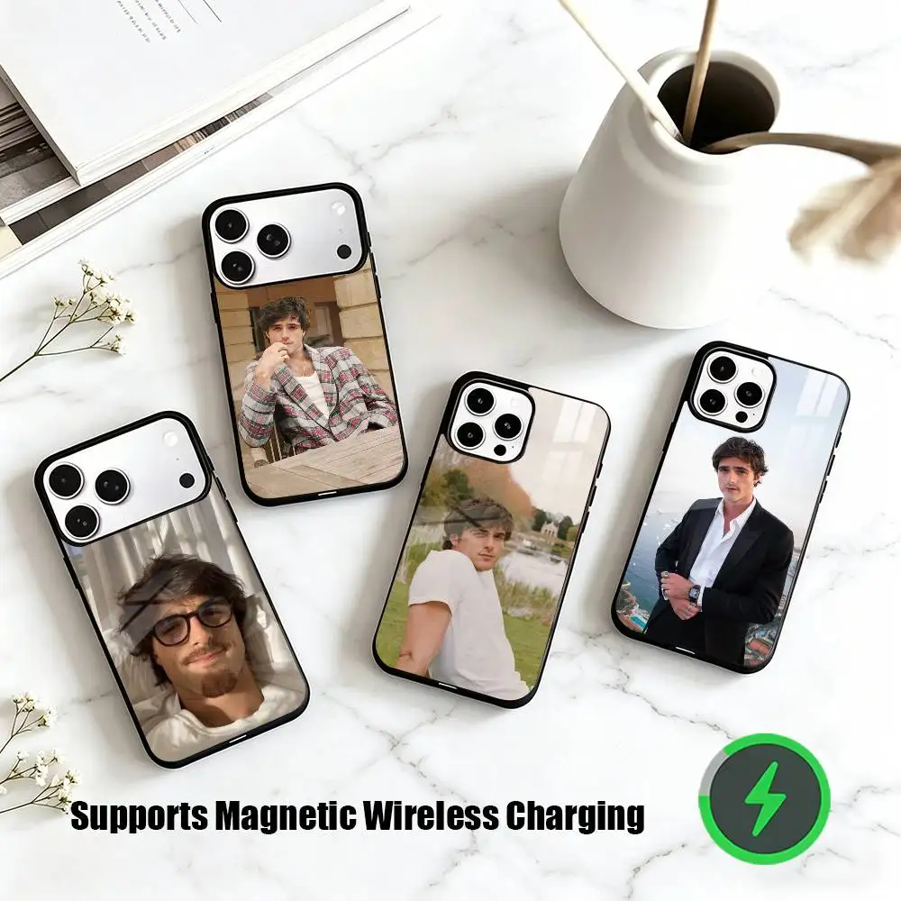 

J-Jacob Elordi Print Phone Case For iPhone17,16,15,14,13,12,11 Plus,Pro Compatible with magnetic wireless charging