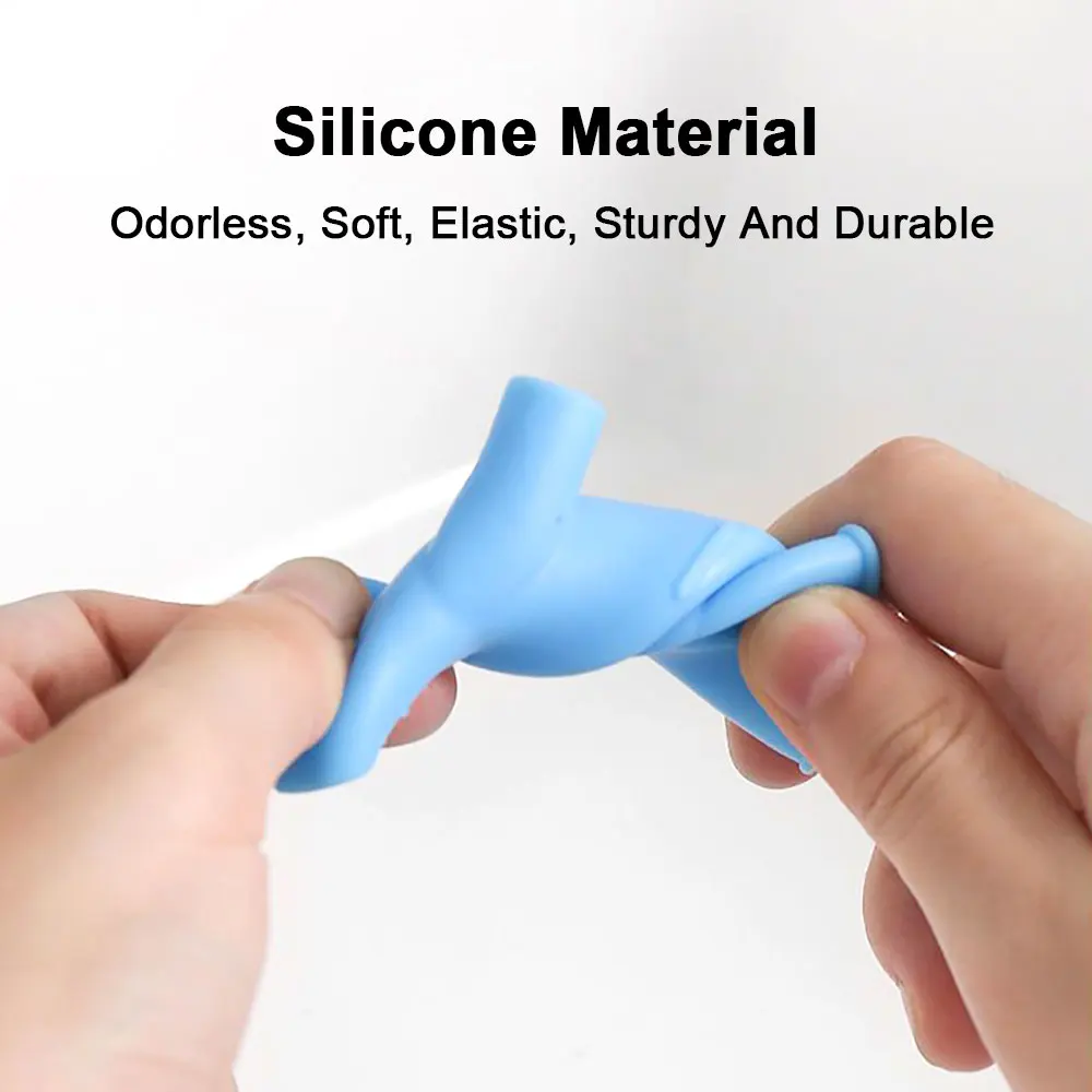 Silicone World Silicone Faucet Extender Water Tap Nozzle Water Guide Groove Children\'s Hand Washing Bathroom Sink Kitchen Tools