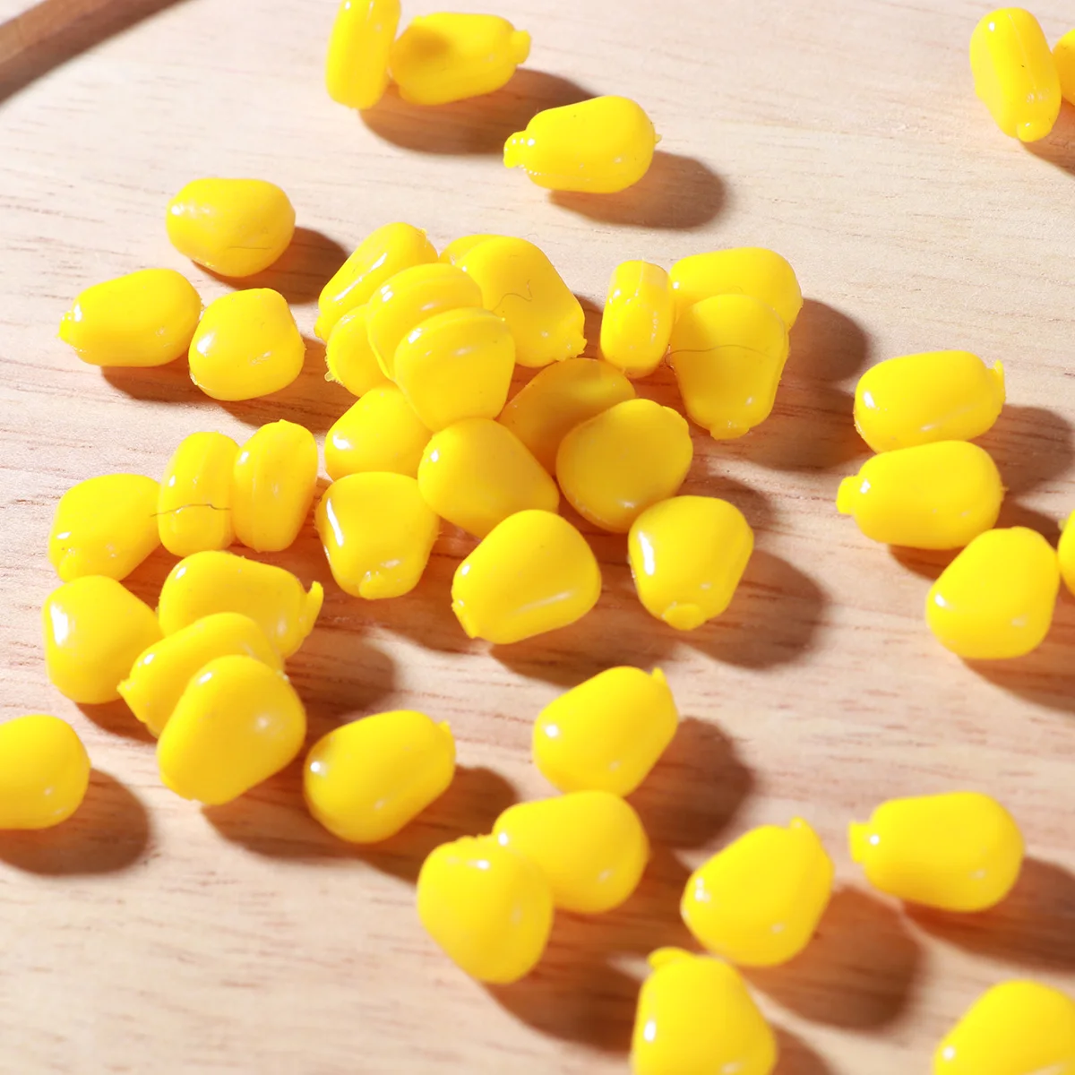 

50 Pcs Corn Kernels Corn-grain Fish Bait Artificial Lure Fishing Simulation Floating Baits
