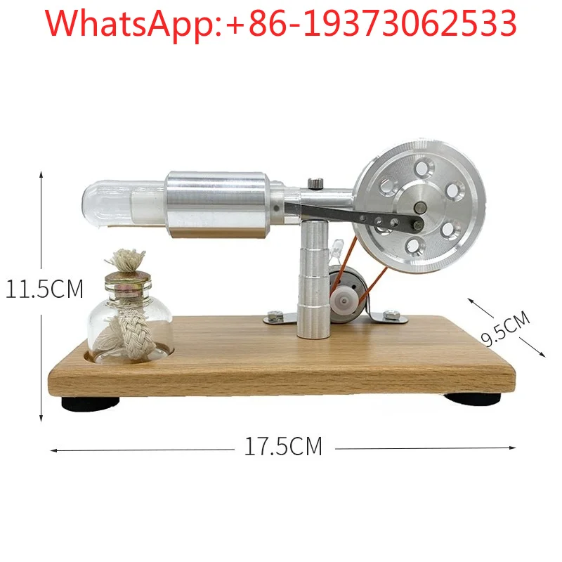Engine Wooden Small Generator Scientific Physics Experimental Model Small Production DIY Educational Toys