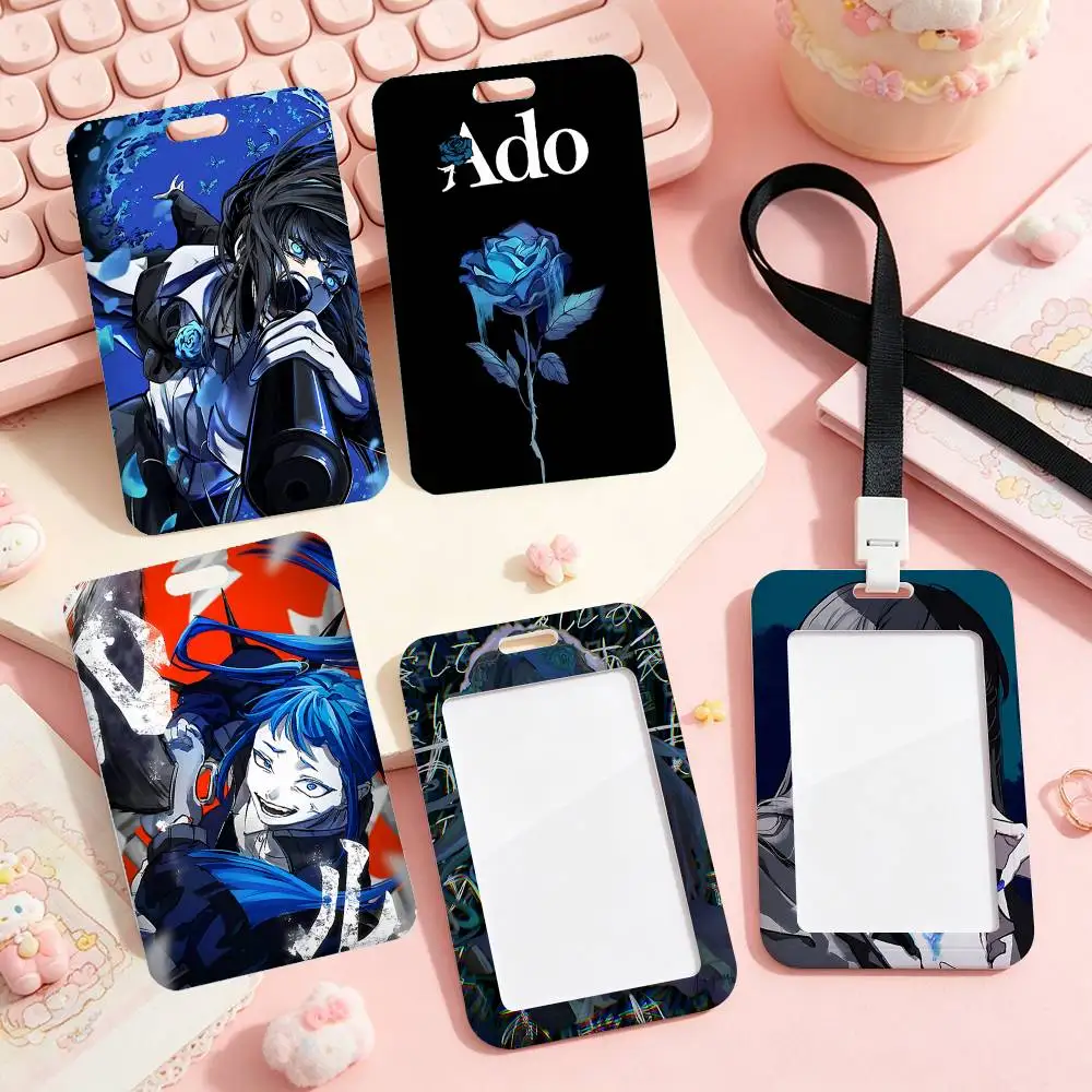 Singer Ado Employee ID Badge With Name Tag, Lanyard, High-end Work Badge, Card Holder, Student ID Badge