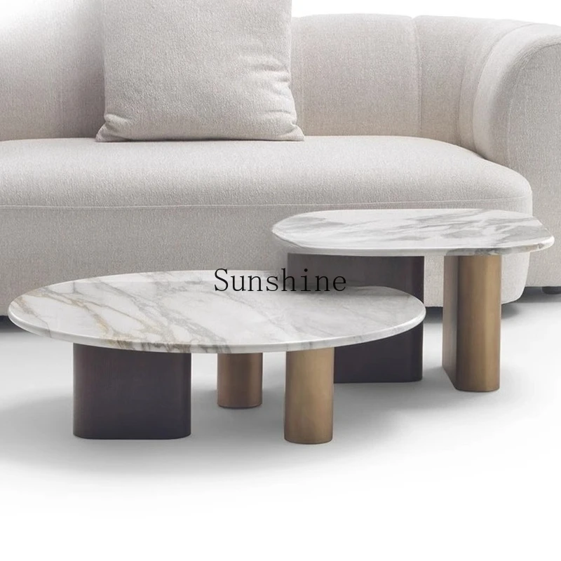 

TT Italian minimalist light luxury modern style high-end coffee table combination