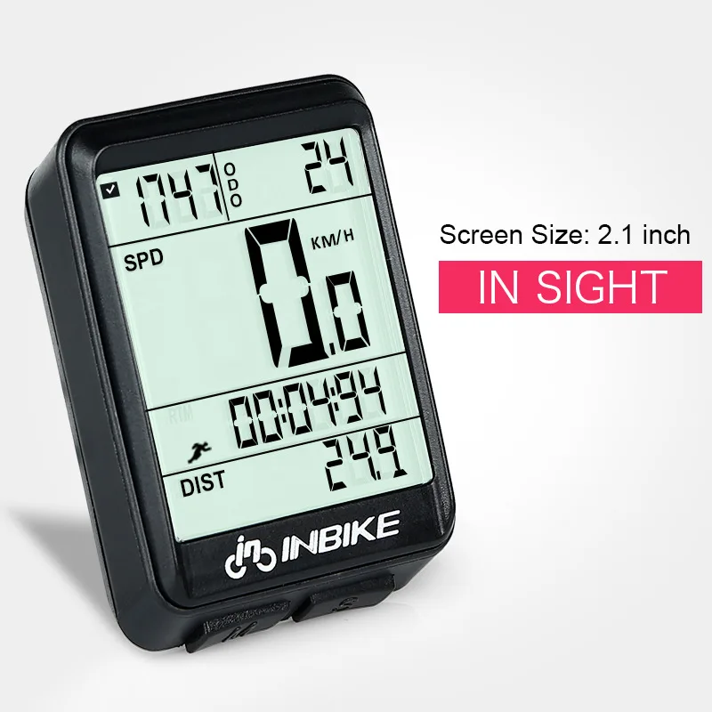 

Wired/Wireless Bike Computer - Multi-Function Speedometer & Odometer for Mountain Bicycles