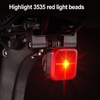 Waterproof Bicycle Taillight for Mountain and Road Bikes High Brightness LED with 5 Light Modes and Type C Charging