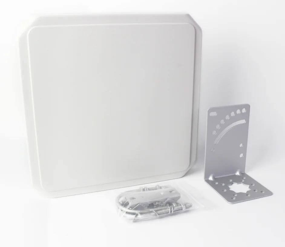 AN960 UHF RFID Reader, Long-Range Output, Integrated UHF Reader Antenna, Circular Polarization, Globally Compatible