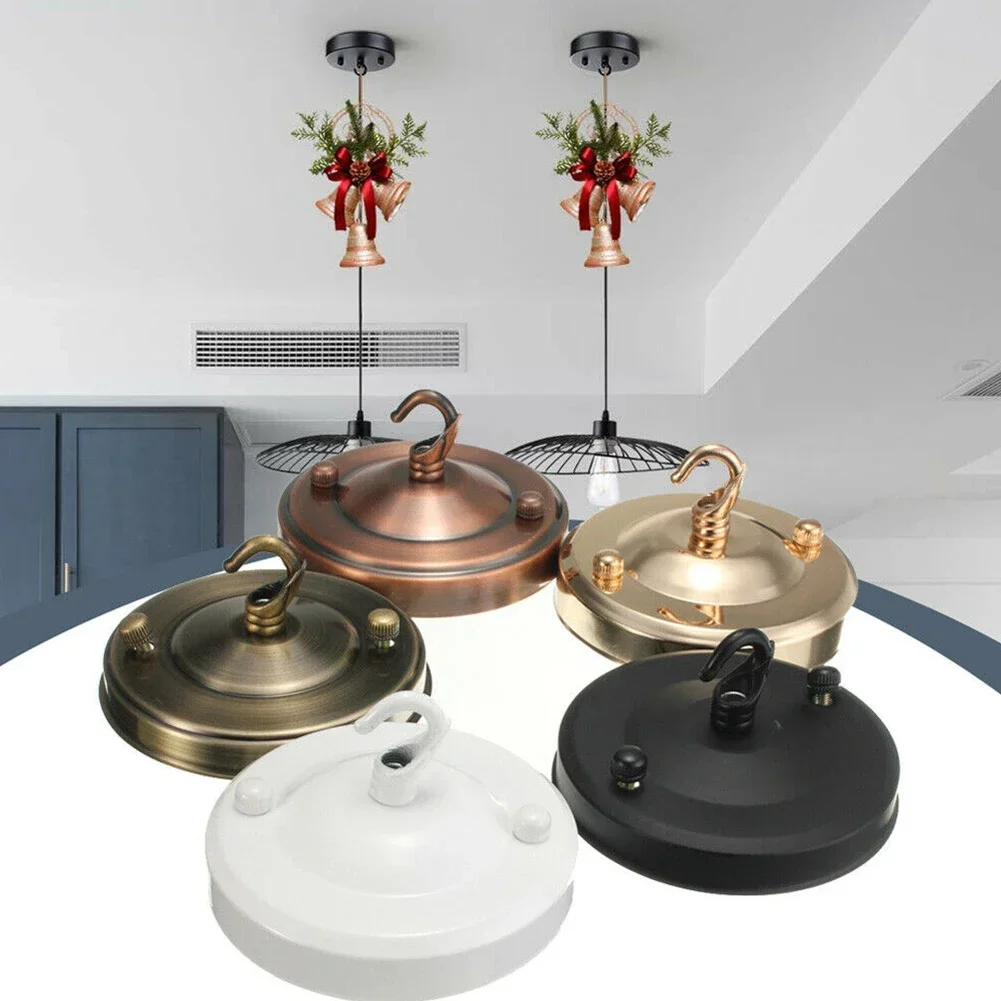 Lamp Part Ceiling Plate Holder Fitting Hook Light Living Room Pendant Plate Replacements Rose 10.5x6cm Cafe Chandelier