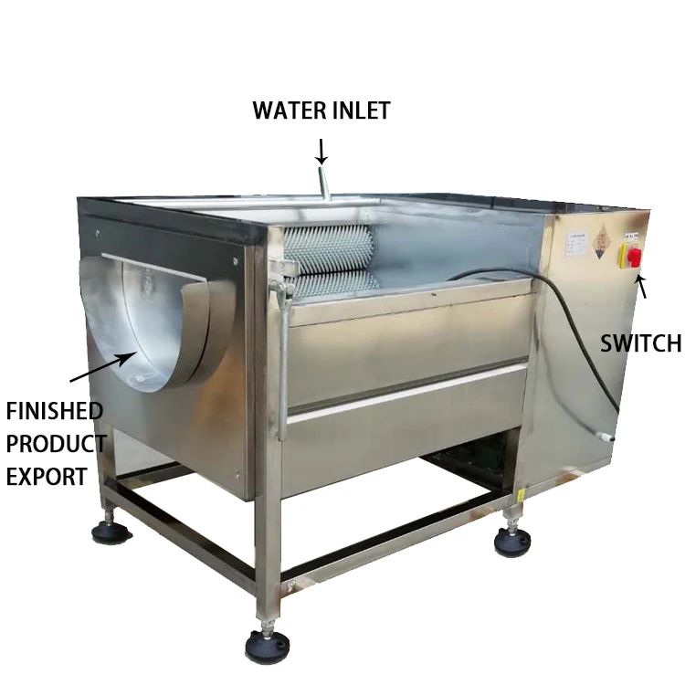 Industrial Customizable Potato Peeling Machine Fruit And Vegetable Washing Machine