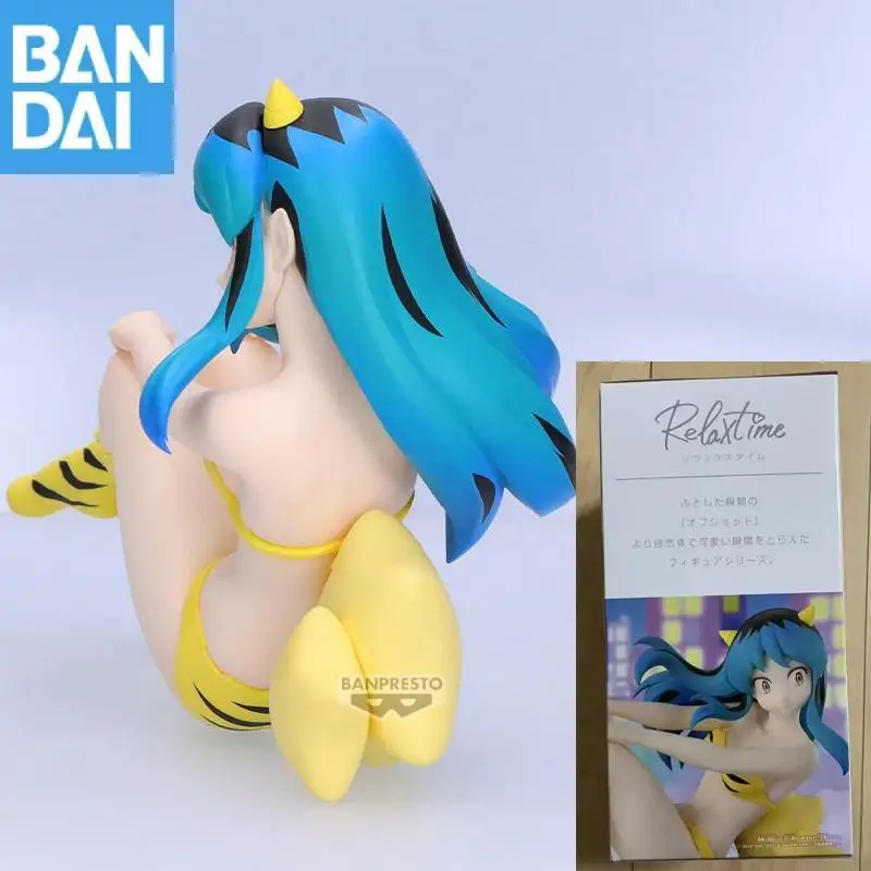 

100% Original Bandai Namco Banpresto Urusei Yatsura Relax Time Lum Pvc Anime Figure Model Collector Desktop Ornament Toy Gift