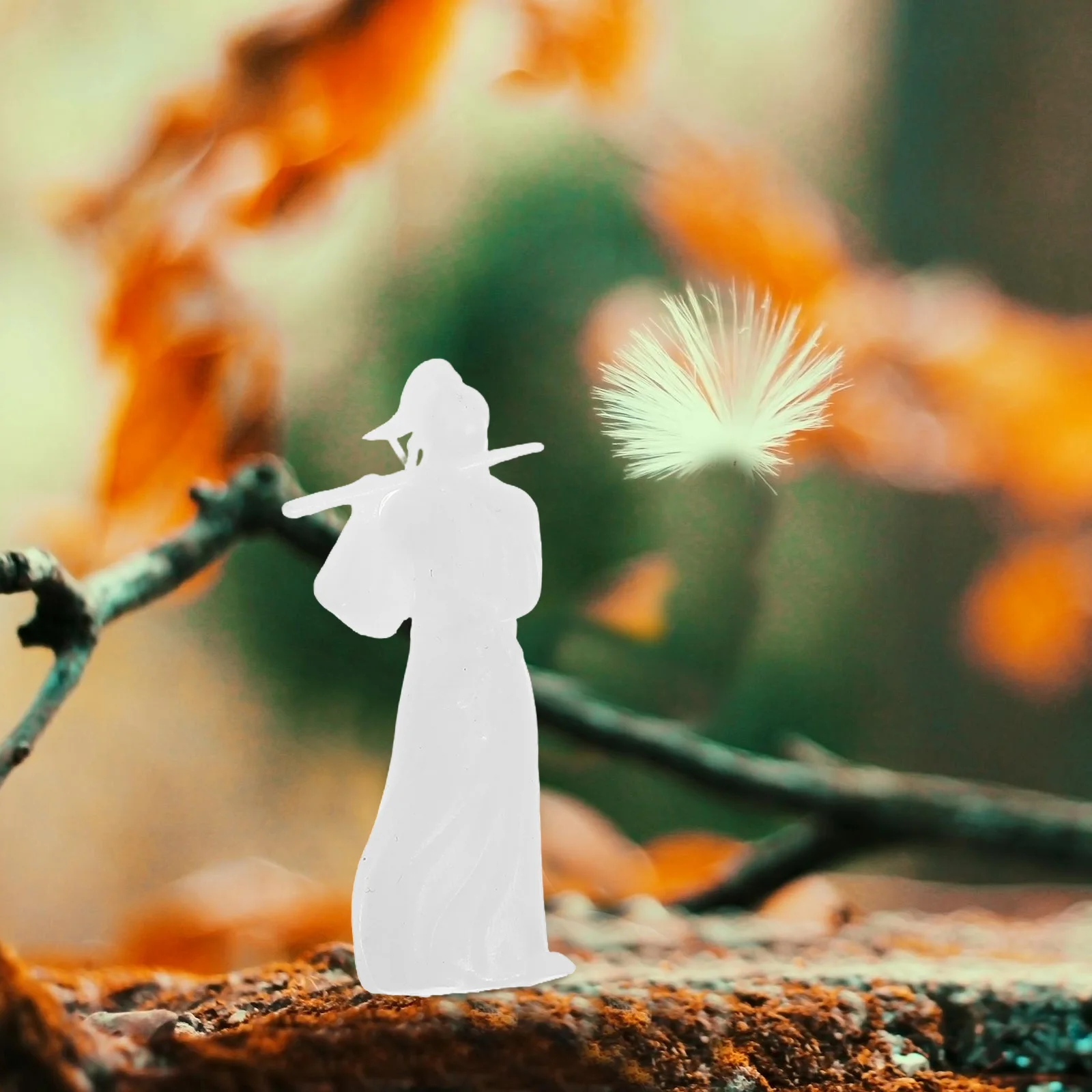 

2pcs Mini Sculpture Ancient Figure For Bonsai Terrariums Micro Landscape Decor Plastic Art Craft Garden Decoration