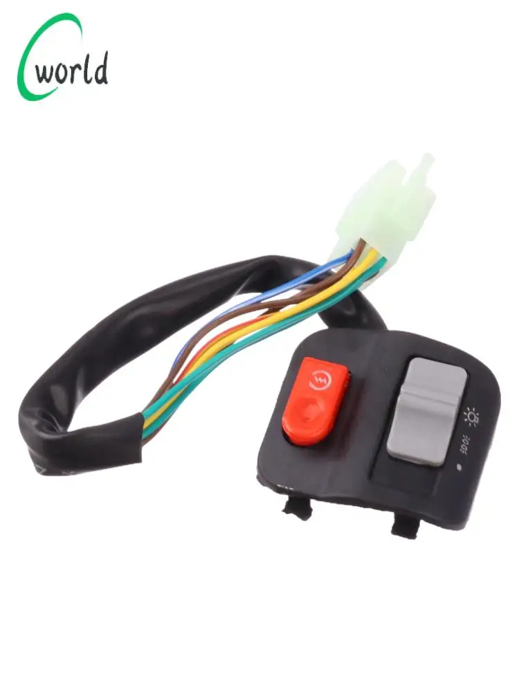 مفاتيح تحكم المقود لياماها دراجة كهربائية سكوتر إشارة الكهربائية الضباب ضوء القرن على الخروج زر التبديل #5