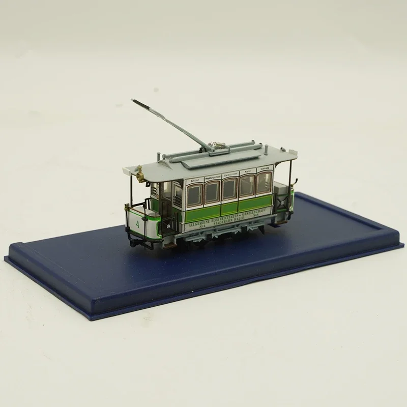 Diecast in scala 1:87 Germania TW4 Herbrand/A EGG Tram Light Rail Train Modello di simulazione da collezione Boy Toy Gift Display Ornaments