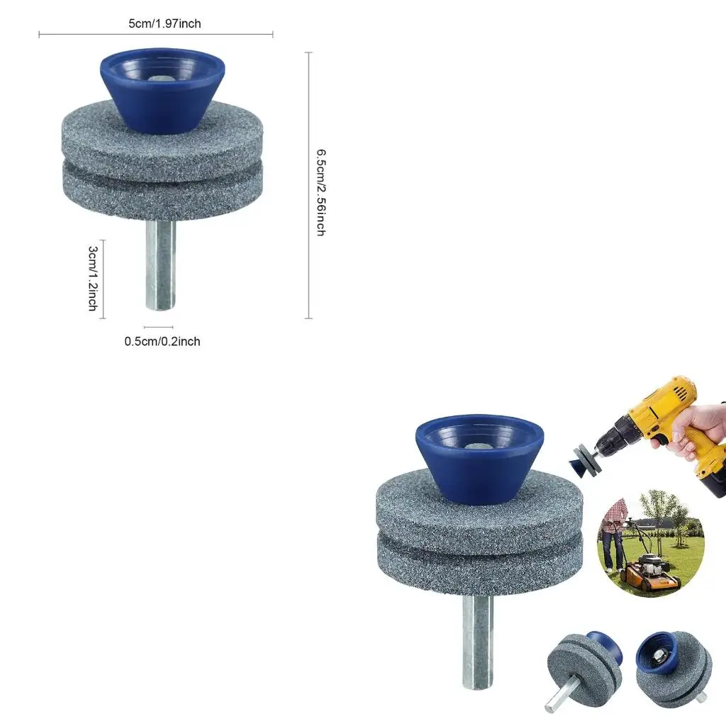  50mm Industrial Wind Power Electric Stone Grinder Sander Industrial Whetstone Sharpener Lawn Mower Blade Sharpener