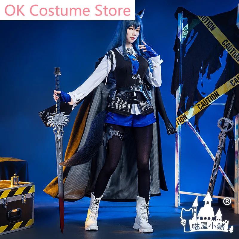 Anime Game Arknights Texas The Omertosa Battle Suit Gorgeous Uniform Cosplay Costume Halloween Party Outfit Women