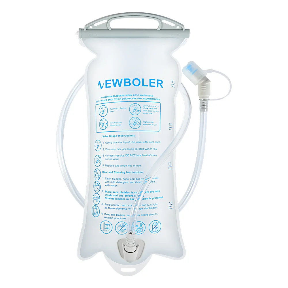 Wasserblase, Wasserreservoir, Trinkrucksack, Aufbewahrungstasche, BPA-frei, 1,5 l, 2 l, 3 l, Lauf-Trinkweste, Rucksack – Detail 13