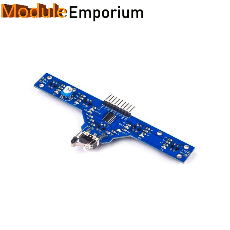 Módulo de Sensor de rastreo de 5 CANALES, Detector infrarrojo IR, Sensor de evitación de obstáculos de seguimiento, módulo de Sensor de obstáculos