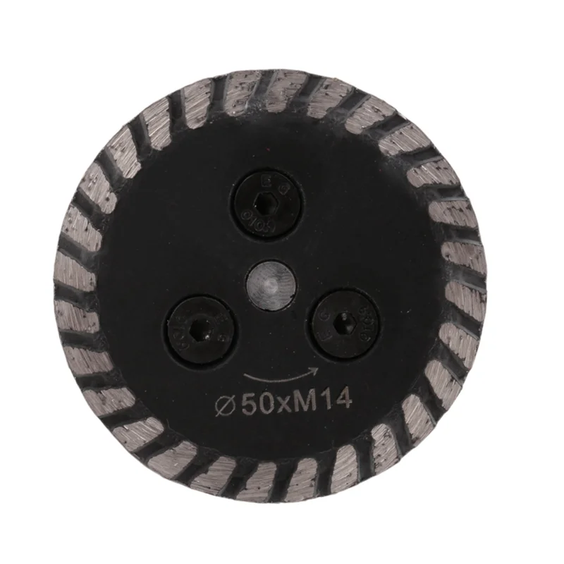 

10Pcs 50Mm M14 Aperture Diamond Saw With Detachable Engraving And Cutting Disc, Suitable For Granite Sandstone-B61B