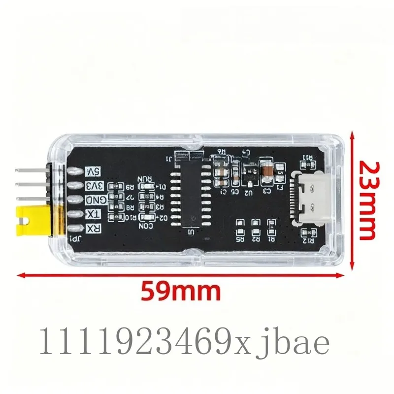Online Debug Download Programmer, SWD Interface Debugger with TTL Serial Port Function