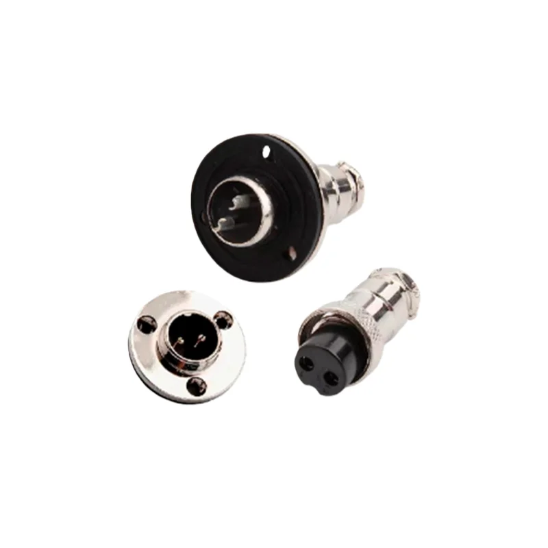 GX Male Flange GX16 Aviation Plug Fixed Type M16 Male Flange Panel Mounting 2-10 Cores