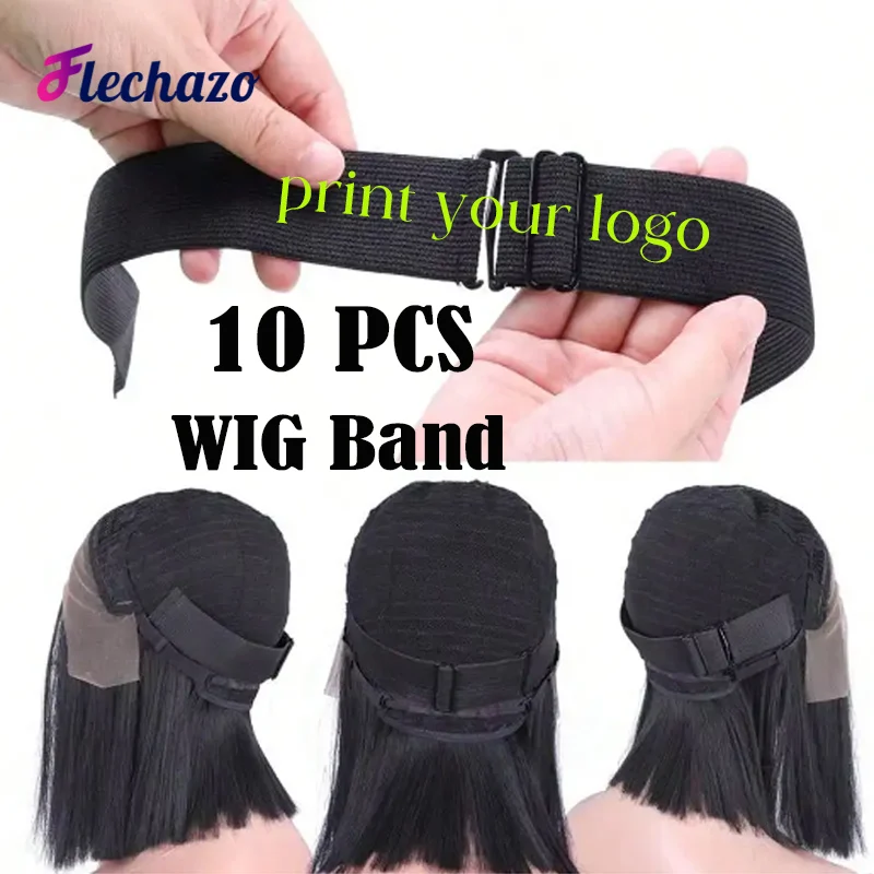 

Adjustable Wig Band To Keep Wigs In Place 10Pcs Elastic Bands To Making Wigs Print Your Logo Durable Band For Hair Securely