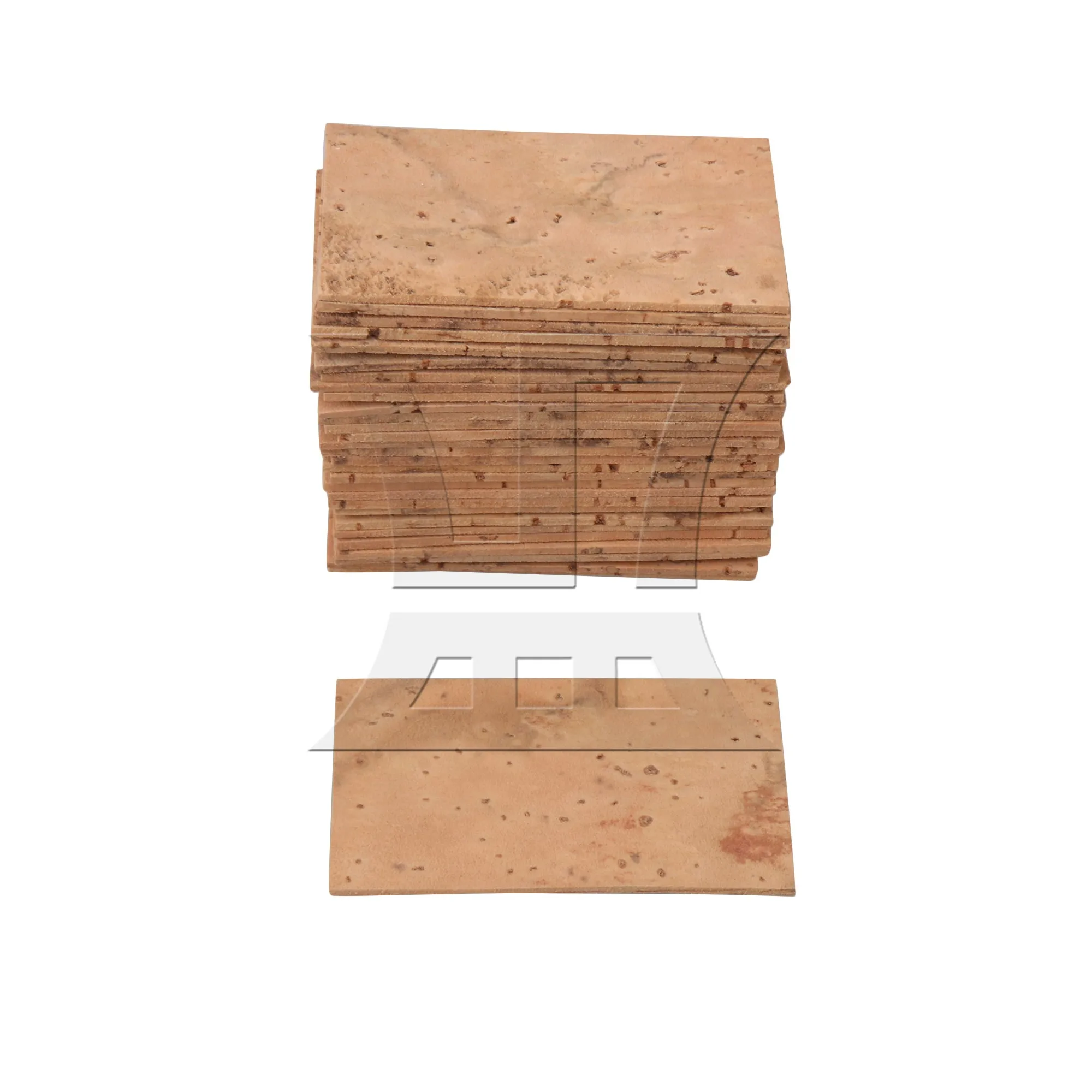YIBUY 30 x Saxophone & Flute & Clarinet Flute Neck Cork Sheet 1.77x0.98x0.04inch