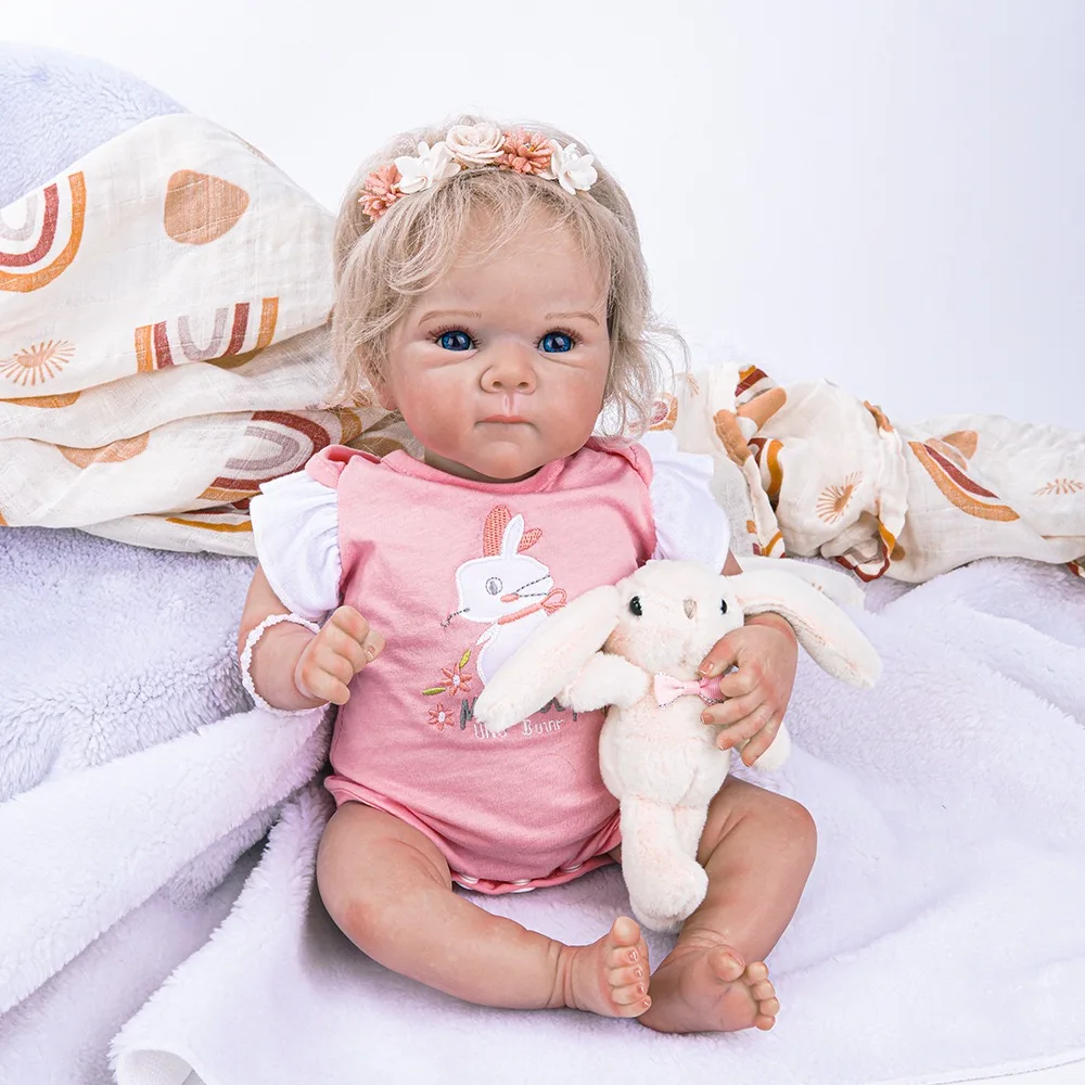 

49CM Bettie Reborn Baby Dolls Realistic Lifelike Adorable Newborn Girl Best Birthday Christmas Gift Toy