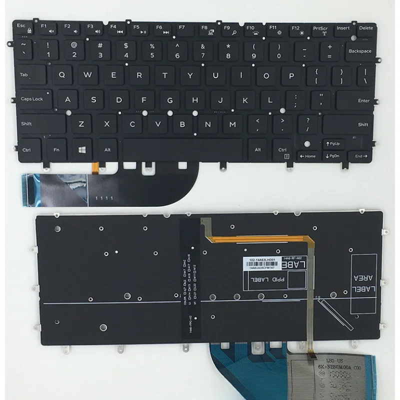 

Клавиатура для ноутбука Dell XPS 13 9343, Xbox 13, подсветка CC