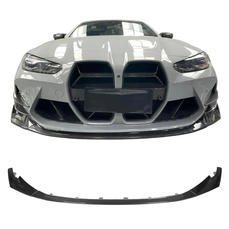 

Dry Carbon Fiber CSL Style G80 G82 Front Bmuper Lip for G80 G82 M3 M4 Front Sp Body Kit