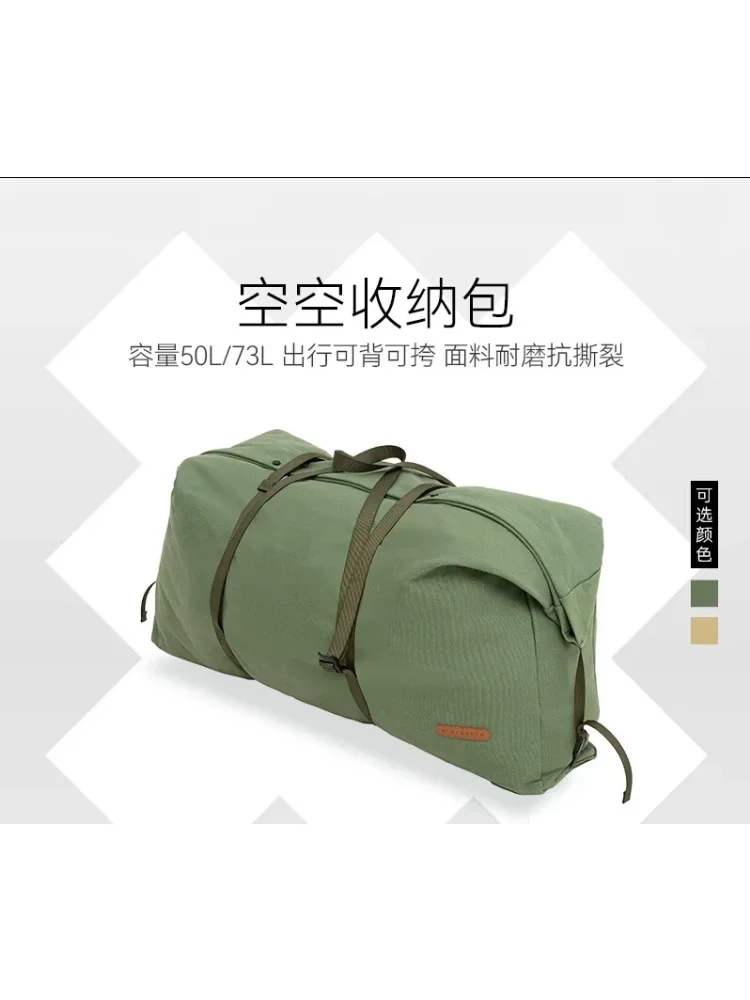 Mori Style Camping Empty Storage Bag Large Capacity 73l Canopy Folding Portable Outdoor Equipment Storage Bag