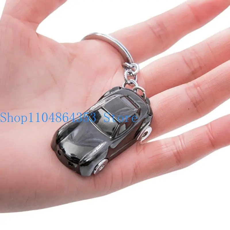 652F High Quality Alloy Car Model Keychain Practical Alloy Car Keyring Pendant Charm for Adding to Bags and Backpacks