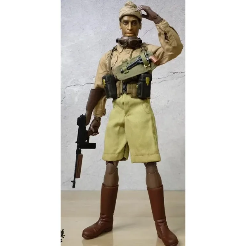 Männliches Modell der nordafrikanischen Soldaten des Zweiten Weltkriegs im Maßstab 1:6 für 12-Zoll-Actionfigurenmodelle, 30 cm Puppenzubehör, Kindergeschenksammlungen