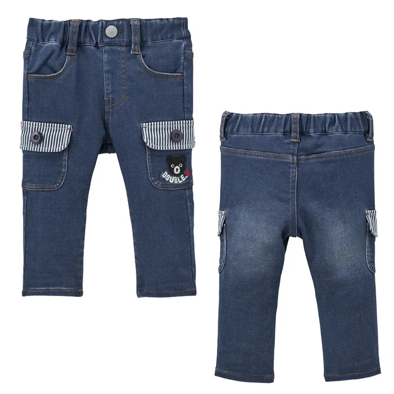 Spring Boys Pants Cartoon  Casual Jeans  Bear Pant  Kids Clothes Japanese Children Trousers Baby Boy Clothes Roupa  Pantalones