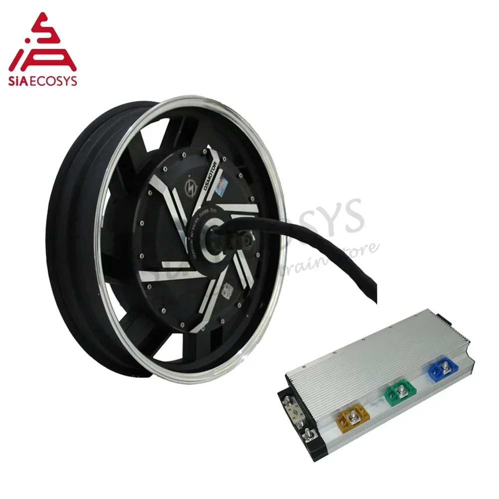 

SiAECOSYS QS 16*3.0inch 8000W 273 50H V3 120kph Electric Scooter Motor With APT FOC AE96600 72V 96V 8kW 10kw Speed Controller