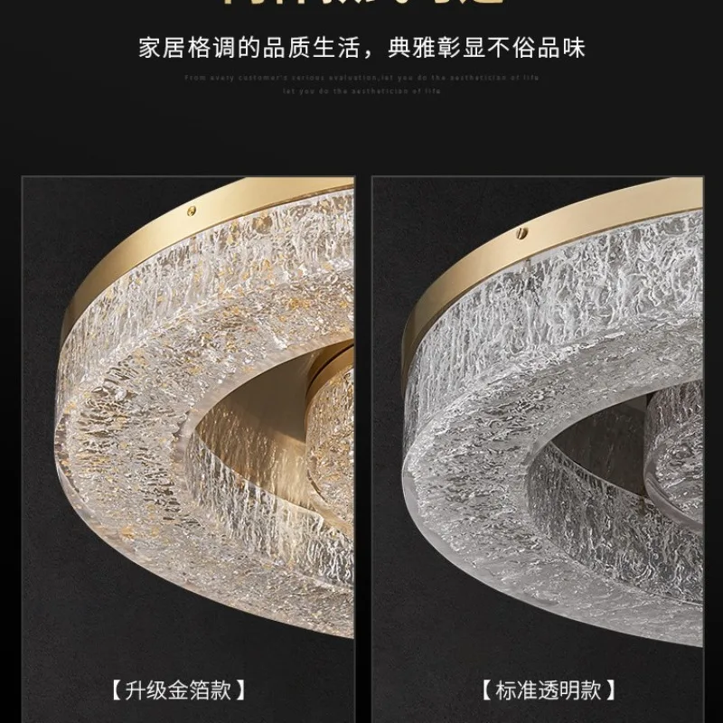 Light luxury living room main light simple modern high-end luxury